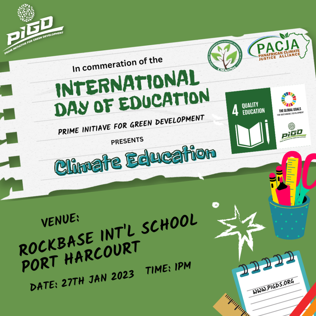 INTERNATIONAL DAY OF EDUCATION