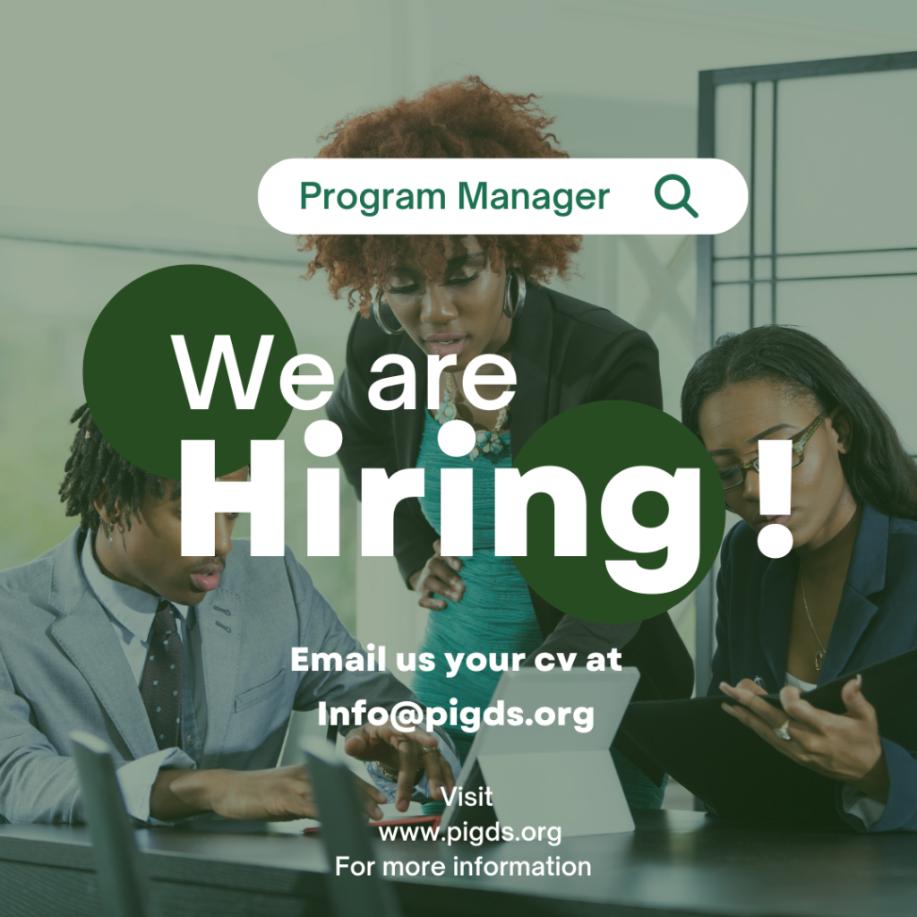 CALL FOR APPLICATION FOR THE POSITION OF PROGRAM MANAGER