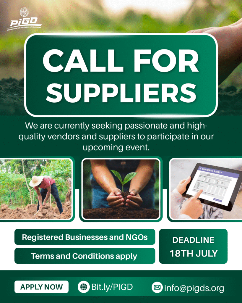 CALL FOR VENDORS AND SUPPLIERS